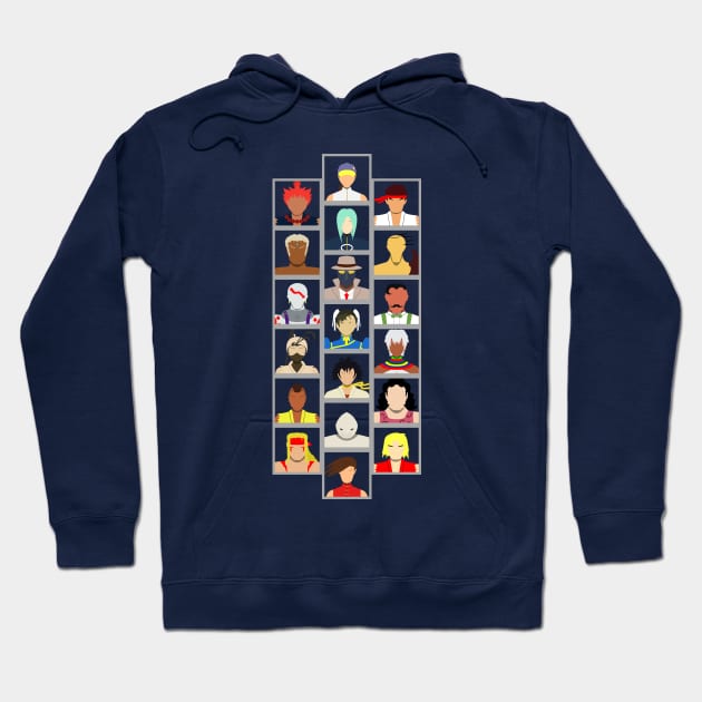 Select Your Character-Street Fighter 3: 3rd Strike Hoodie by MagicFlounder